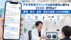 アルモ形成クリニックの自毛植毛に関する口コミ・評判は？費用・術式・症例・保証を解説【2026年最新】
