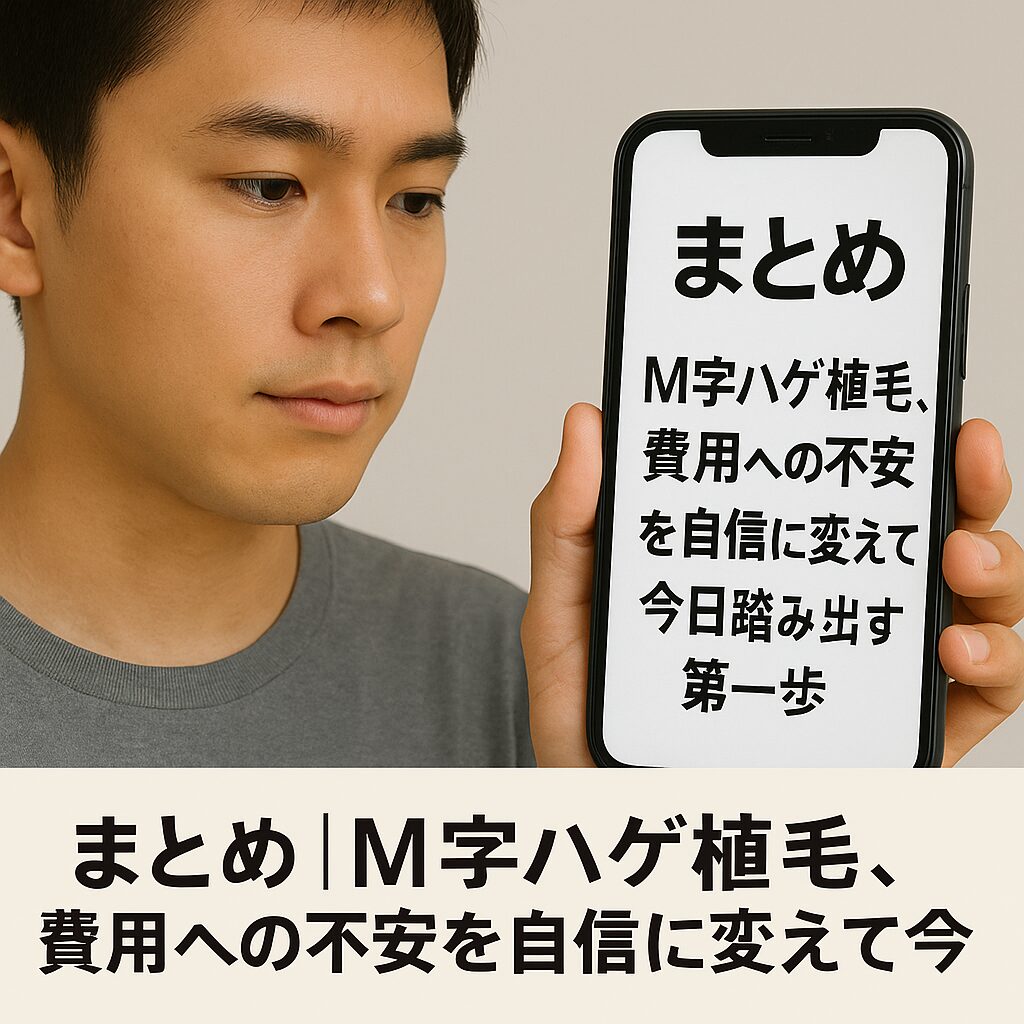 【まとめ】名古屋のM字ハゲ植毛は「地元と他都市の比較」で後悔ゼロへ