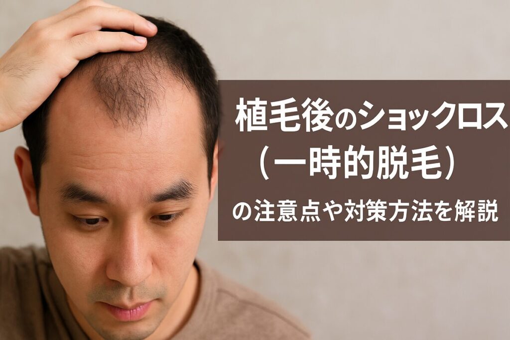 【術後1～3ヶ月】一番つらい「ショックロス」とは？正しい過ごし方