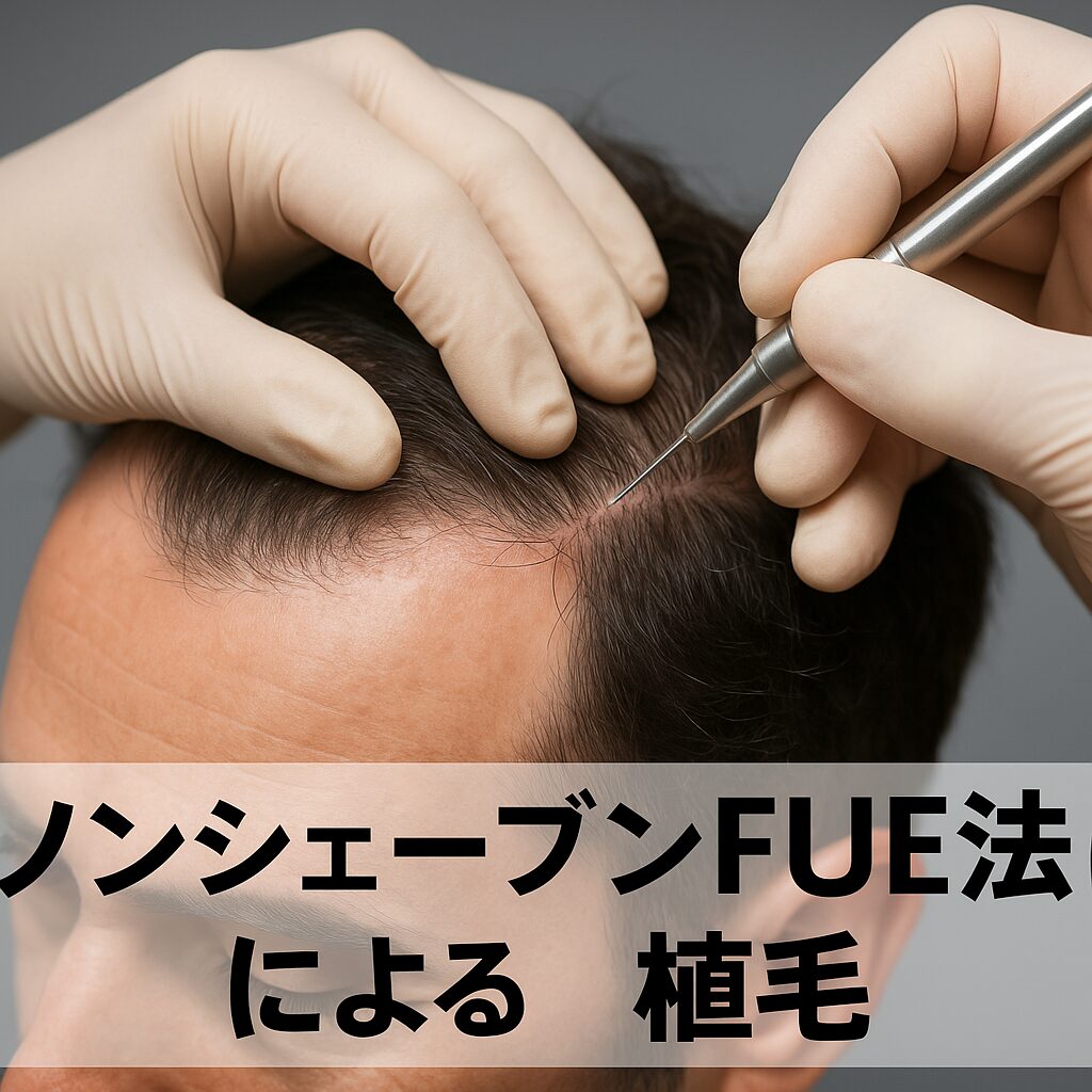 バレずに植毛したいなら「ノンシェーブFUE」｜名古屋でかかる追加費用とメリット