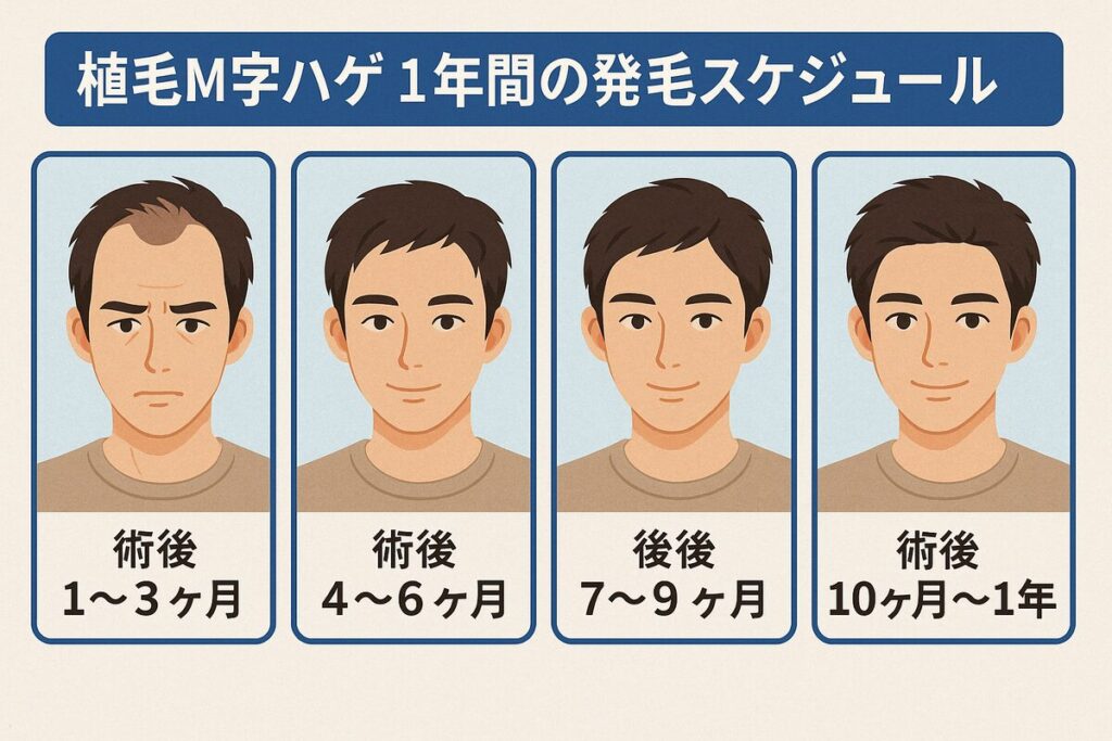 植毛の完成までの期間と経過スケジュール