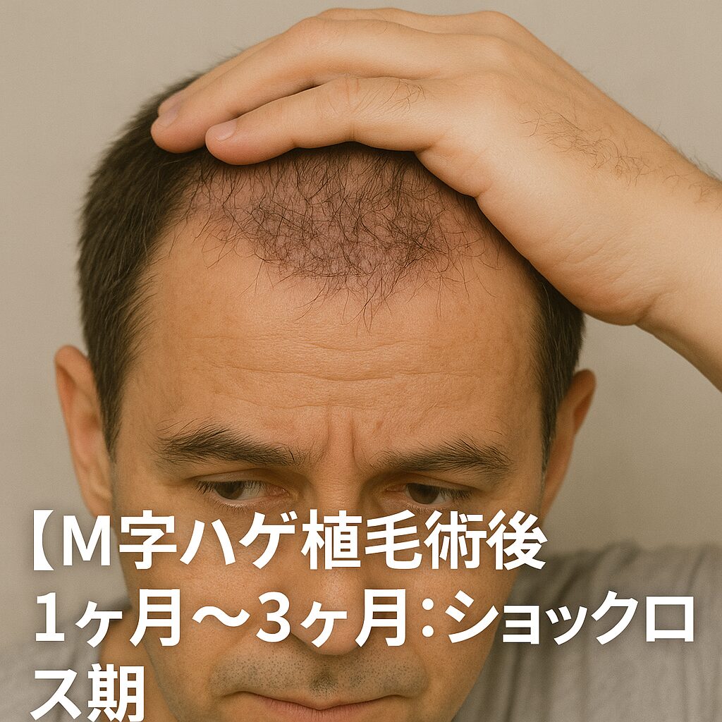 【1〜3ヶ月】ショックロス期（休止期）