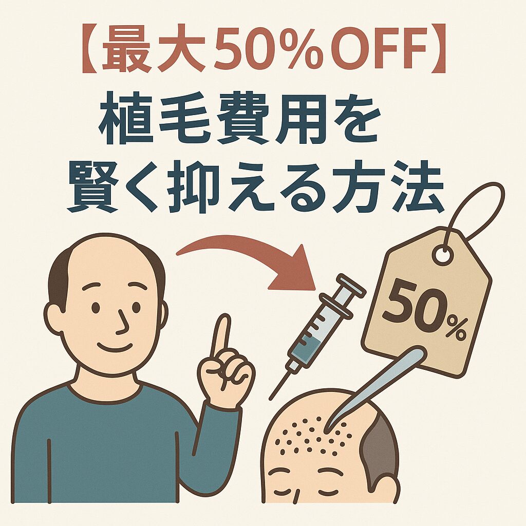 【最大50%OFF】名古屋で植毛費用を賢く抑える3つの方法