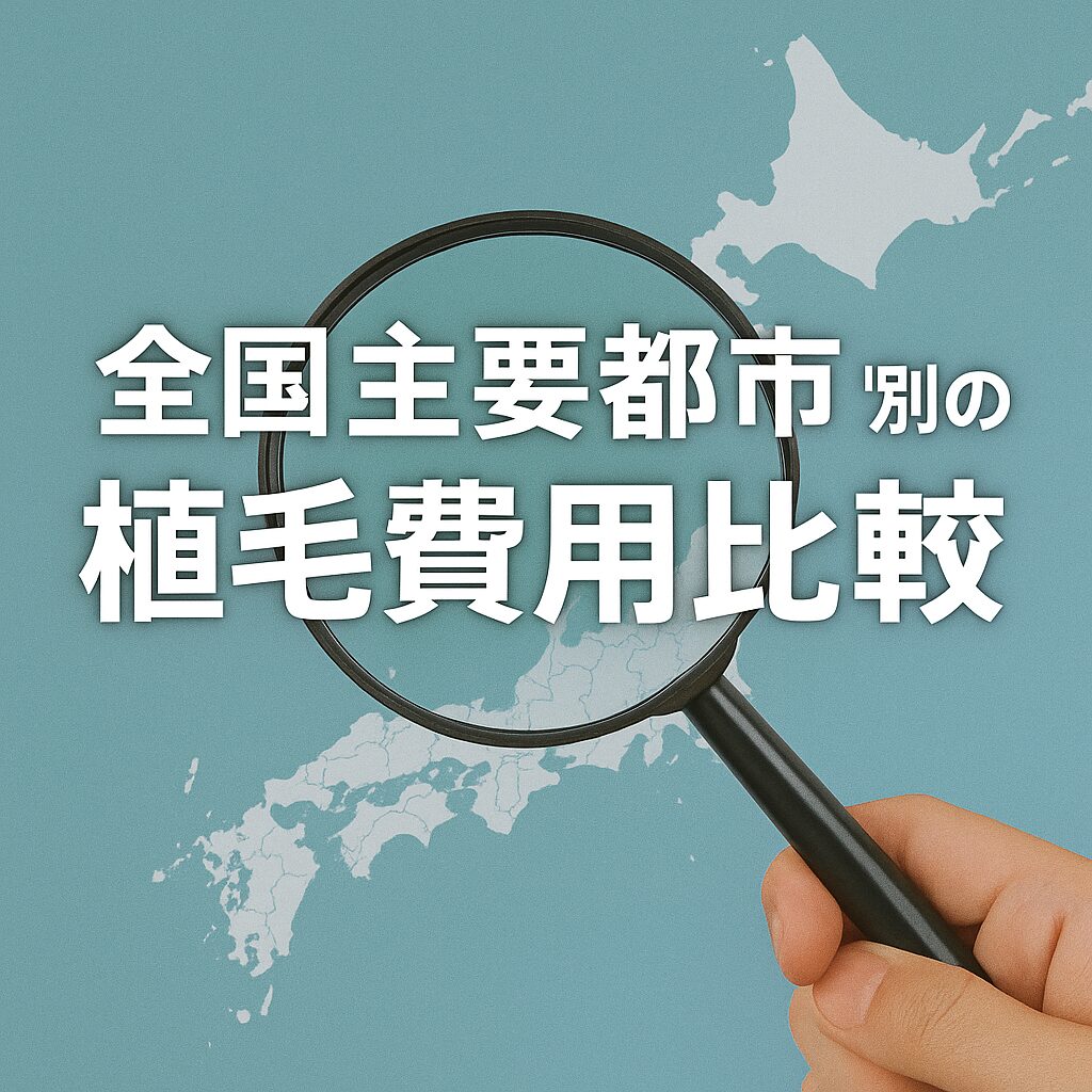 全国主要都市（Aランク都市）別の植毛費用比較