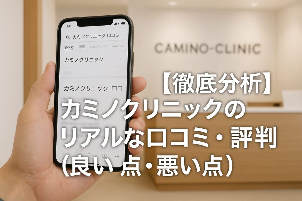 【徹底分析】カミノクリニックのリアルな口コミ・評判（良い点・悪い点）
