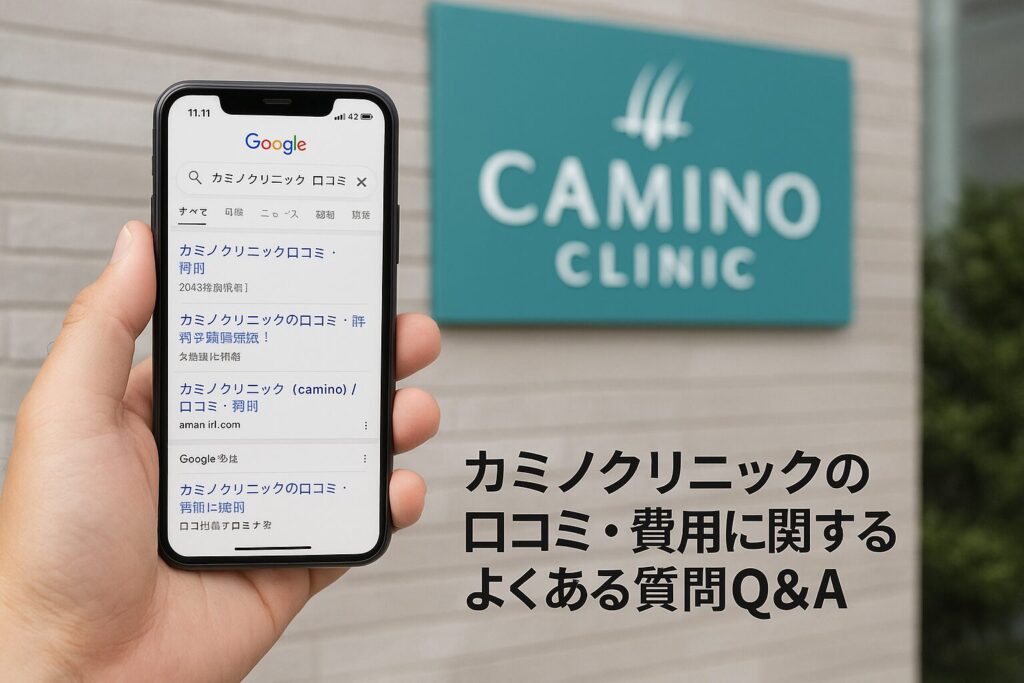 カミノクリニックの口コミ・費用に関するよくある質問Q&A