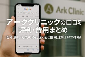 アーククリニックの口コミ・評判・費用まとめ｜若年層に人気のRe:Ark法と他院比較【2025年版】