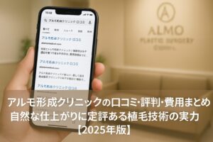 アルモ形成クリニックの口コミ・評判・費用まとめ｜自然な仕上がりに定評ある植毛技術の実力【2025年版】