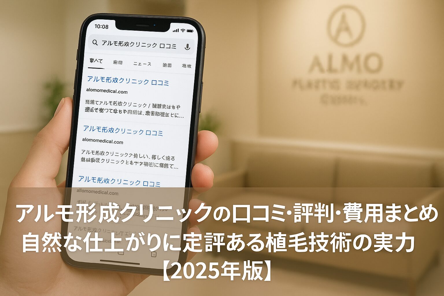アルモ形成クリニックの口コミ・評判・費用まとめ｜自然な仕上がりに定評ある植毛技術の実力【2025年版】