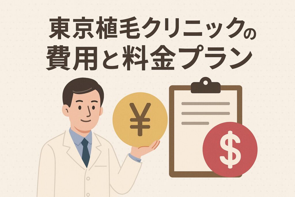 東京植毛クリニックの費用と料金プラン