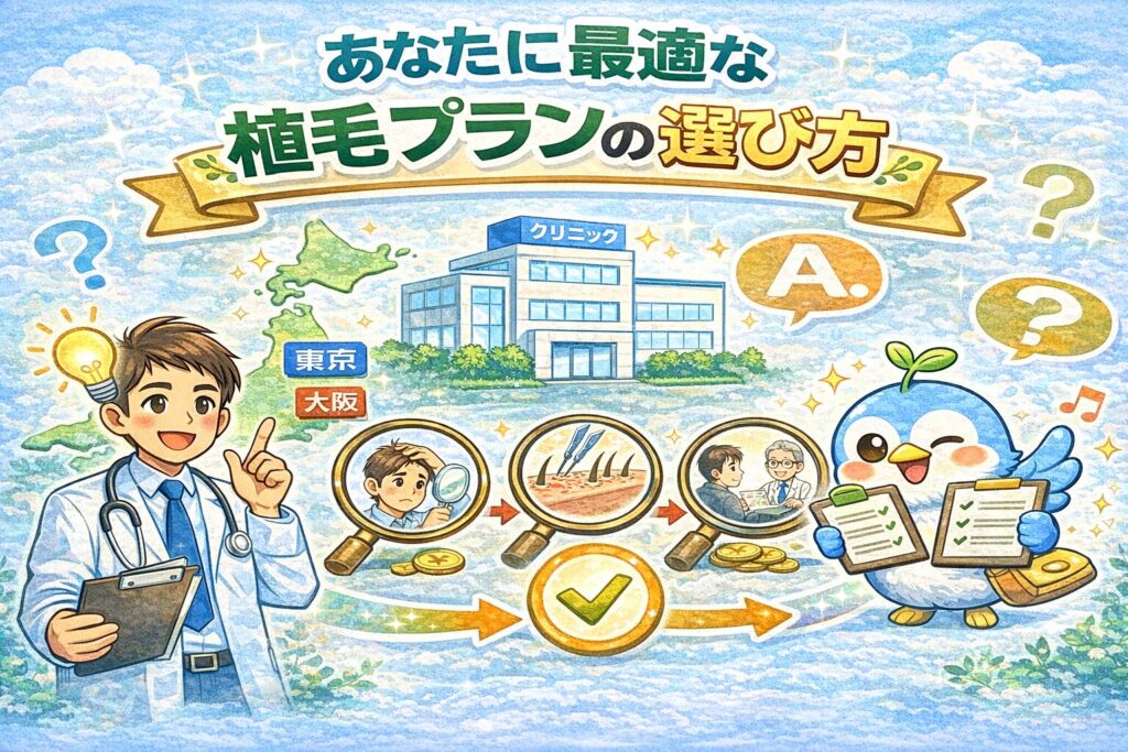 あなたに最適な植毛プランの選び方