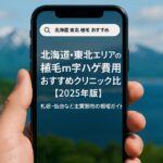 北海道・東北エリアの植毛m字ハゲ費用とおすすめクリニック比較【2025年版】｜札幌・仙台など主要都市の相場ガイド