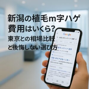 新潟の植毛m字ハゲ費用はいくら？東京との相場比較と後悔しない選び方