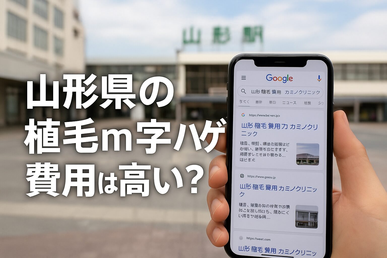山形県の植毛m字ハゲ費用は高い？カミノクリニック銀座が最安になる理由と失敗しない選び方【2025】
