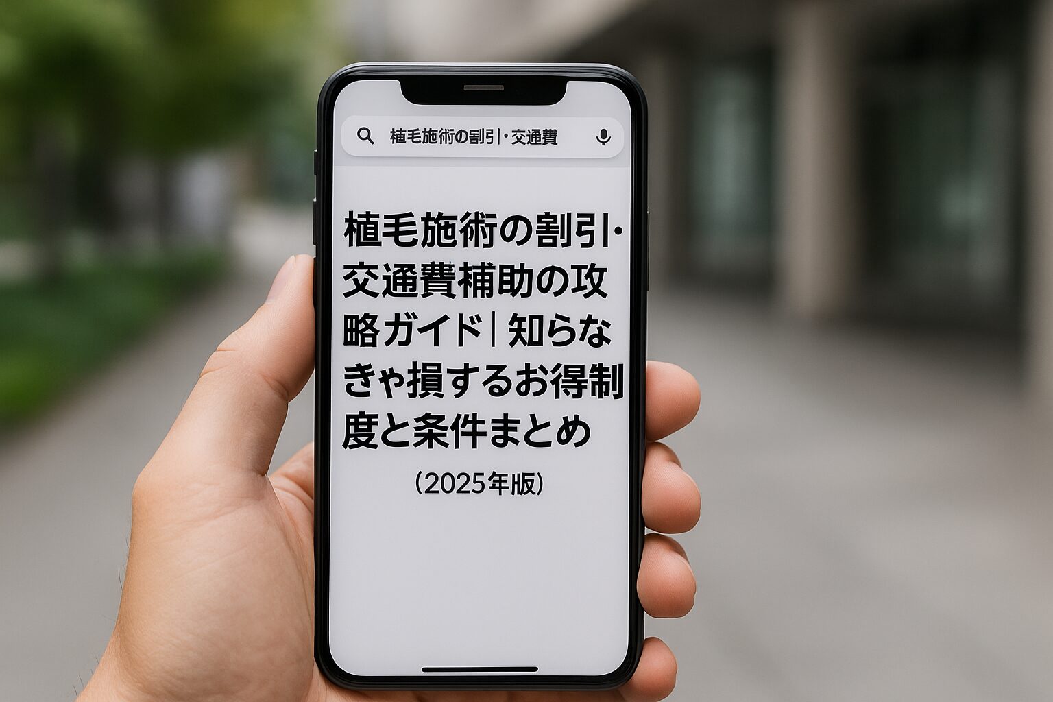 植毛施術の割引・交通費補助の攻略ガイド｜知らなきゃ損するお得制度と条件まとめ【2025年版】