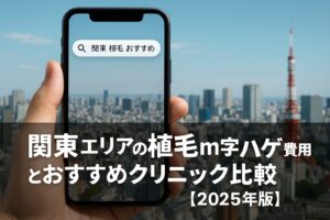 関東エリアの植毛m字ハゲ費用とおすすめクリニック比較【2025年版】