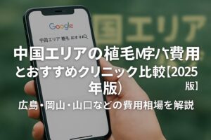 中国エリアの植毛m字ハゲ費用とおすすめクリニック比較【2025年版】｜広島・岡山・山口などの費用相場を解説