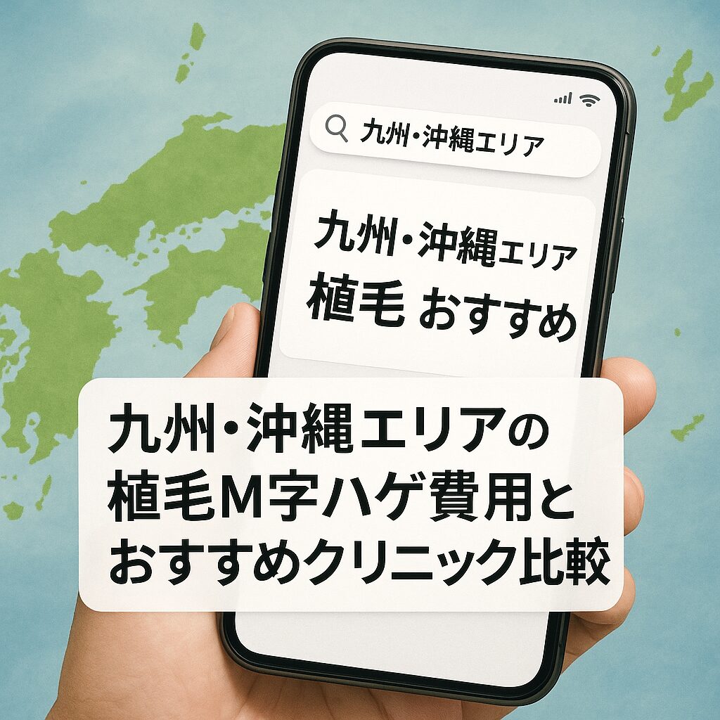 九州・沖縄エリアの植毛m字ハゲ費用とおすすめクリニック比較【2025年版】|福岡・熊本・鹿児島・那覇の相場を徹底調査