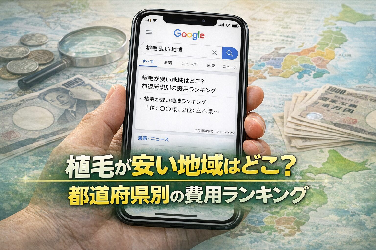 植毛が安い地域はどこ？都道府県別の費用ランキング【2026】