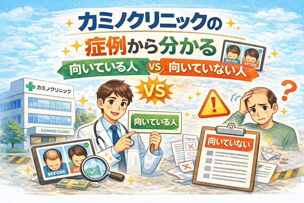 カミノクリニックの症例から分かる「向いている人・向いていない人」