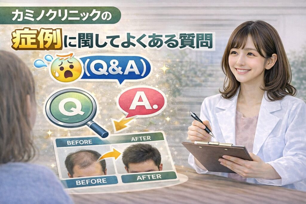 カミノクリニックの症例に関してよくある質問（Q&A）