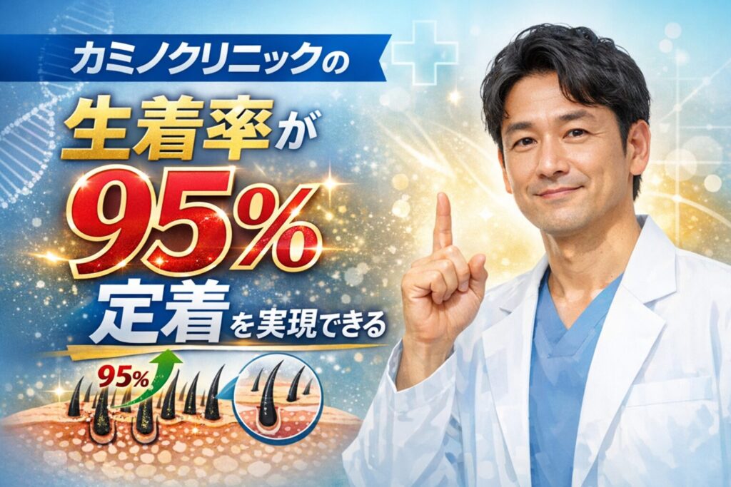 カミノクリニックの生着率が「95%定着」を実現できる理由