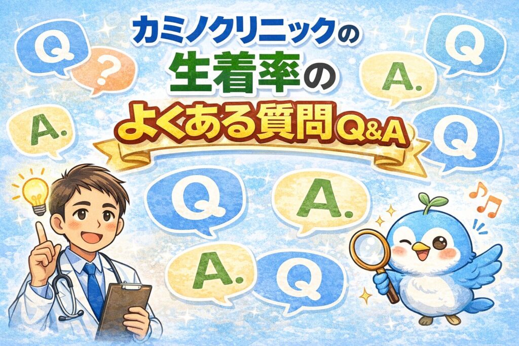 カミノクリニックの生着率のよくある質問（Q&A）