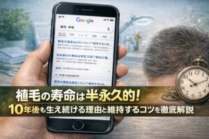 植毛の寿命は半永久的！10年後も生え続ける理由と維持するコツを徹底解説