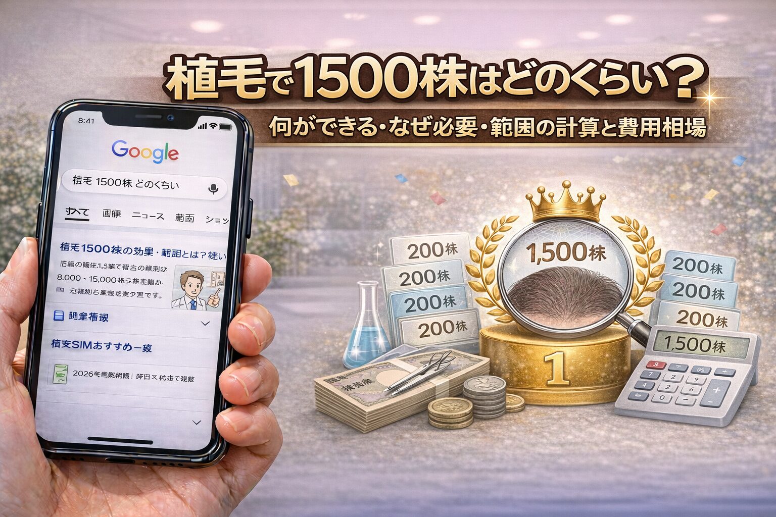 植毛で1500株はどのくらい？何ができる・なぜ必要・範囲の計算と費用相場