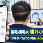 自毛植毛の離れ小島とは?10年後に起こる原因とAGA対策を解説